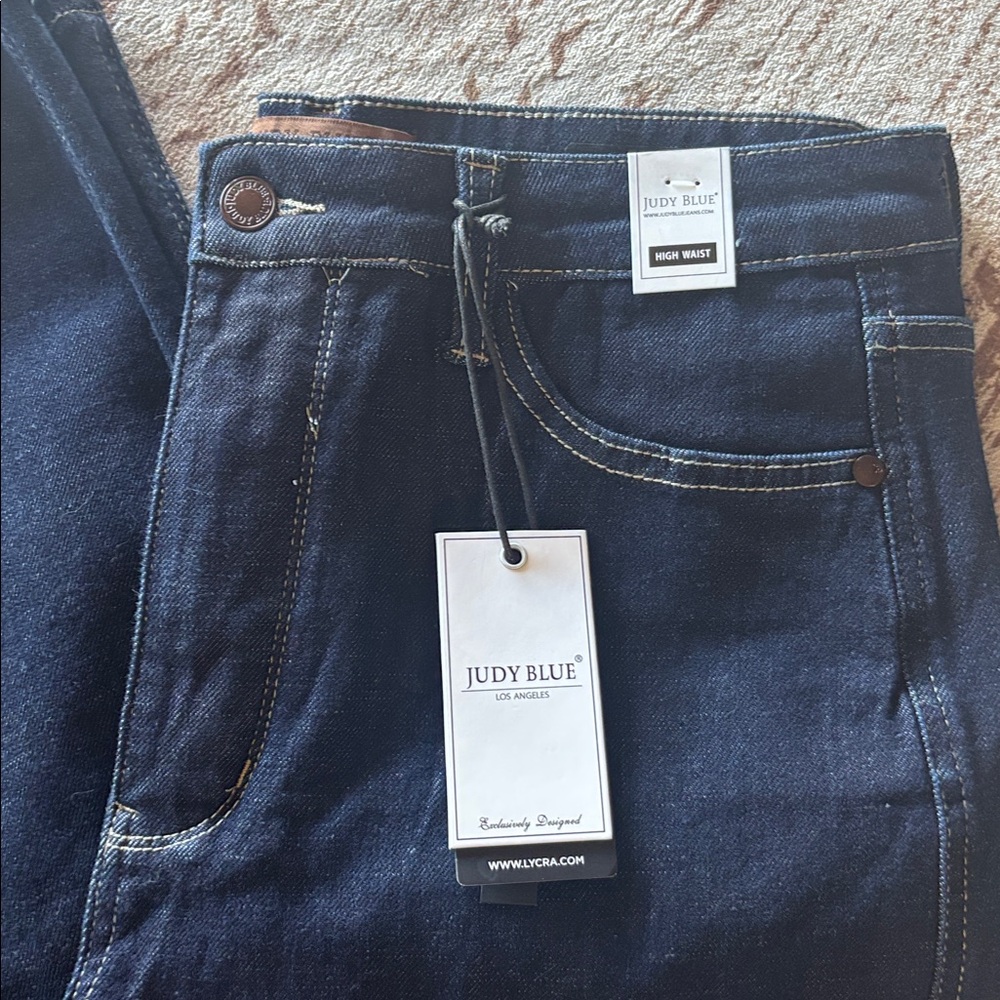 Judy Blue High Waist Tummy Control Indigo Jeans - Picture 2 of 14